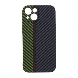 Husă iPhone 14 LUXO Kevlar Green & Purple