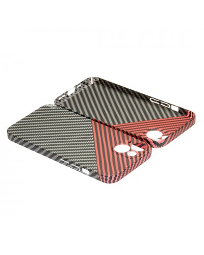 Husă iPhone 14 LUXO Kevlar Red & Grey Husă iPhone 14 LUXO Kevlar Red & Grey