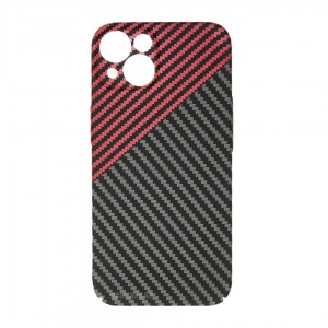 Husă iPhone 14 LUXO Kevlar Red & Grey