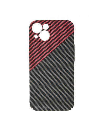 Husă iPhone 14 LUXO Kevlar Red & Grey