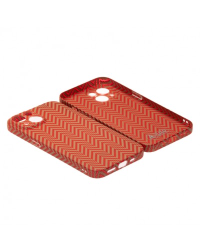Husă iPhone 14 LUXO Kevlar Traditional Red