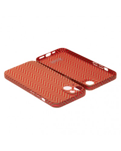 Husă iPhone 14 LUXO Kevlar Traditional Red