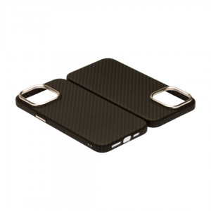 Husă iPhone 14 Pro Max LUXO PC Metal MagSafe Awesome Black