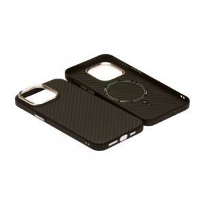 Husă iPhone 14 Pro Max LUXO PC Metal MagSafe Awesome Black