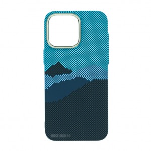 Husă iPhone 14 Pro Max LUXO PC Metal MagSafe Winter Blue