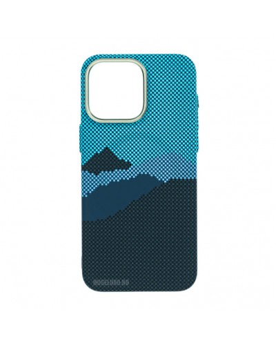 Husă iPhone 14 Pro Max LUXO PC Metal MagSafe Winter Blue