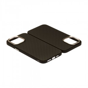 Husă iPhone 14 Pro LUXO PC Metal MagSafe Awesome Black