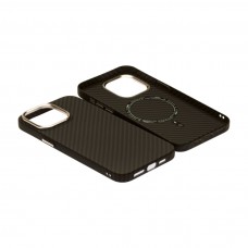 Husă iPhone 14 Pro LUXO PC Metal MagSafe Awesome Black