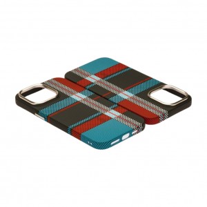 Husă iPhone 14 Pro LUXO PC Metal MagSafe Traditional Blue