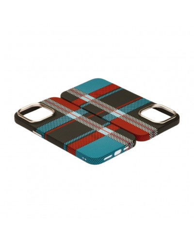 Husă iPhone 14 Pro LUXO PC Metal MagSafe Traditional Blue