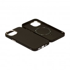 Husă iPhone 14 LUXO PC Metal MagSafe Awesome Black