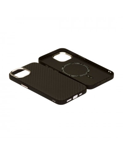 Husă iPhone 14 LUXO PC Metal MagSafe Awesome Black