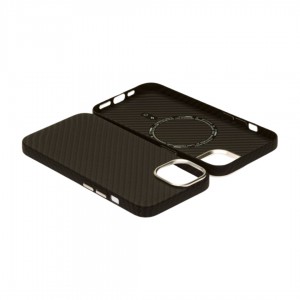 Husă iPhone 14 LUXO PC Metal MagSafe Awesome Black