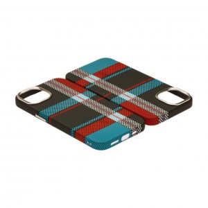 Husă iPhone 14 LUXO PC Metal MagSafe Traditional Blue