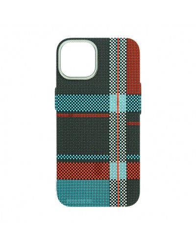 Husă iPhone 14 LUXO PC Metal MagSafe Traditional Blue