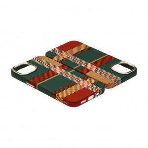 Husă iPhone 14 LUXO PC Metal MagSafe Traditional Green
