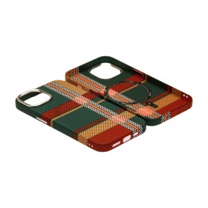 Husă iPhone 14 LUXO PC Metal MagSafe Traditional Green