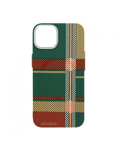 Husă iPhone 14 LUXO PC Metal MagSafe Traditional Green