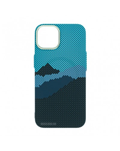 Husă iPhone 14 LUXO PC Metal MagSafe Winter Blue