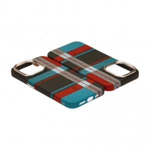 Husă iPhone 15 Pro Max LUXO PC Metal MagSafe Traditional Blue