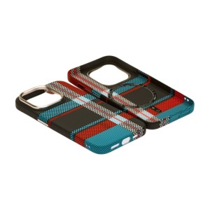 Husă iPhone 15 Pro Max LUXO PC Metal MagSafe Traditional Blue