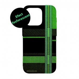 Husă iPhone 15 Pro Max LUXO PC Metal MagSafe Traditional Green