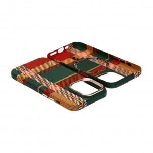 Husă iPhone 15 Pro Max LUXO PC Metal MagSafe Traditional Green