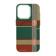 Husă iPhone 15 Pro Max LUXO PC Metal MagSafe Traditional Green
