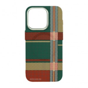 Husă iPhone 15 Pro Max LUXO PC Metal MagSafe Traditional Green