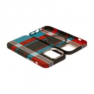 Husă iPhone 15 Pro LUXO PC Metal MagSafe Traditional Blue