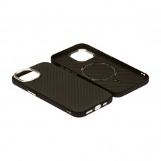Husă iPhone 15 LUXO PC Metal MagSafe Awesome Black