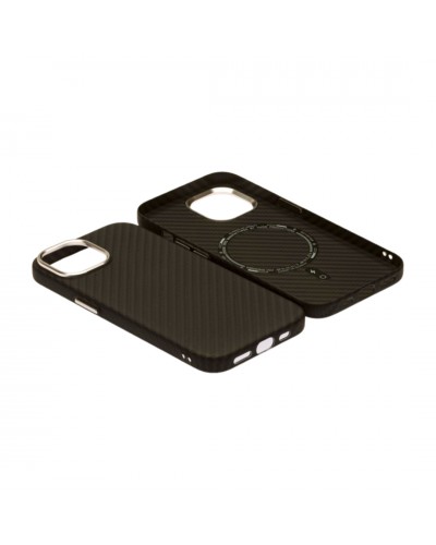 Husă iPhone 15 LUXO PC Metal MagSafe Awesome Black Husă iPhone 15 LUXO PC Metal MagSafe Awesome Black