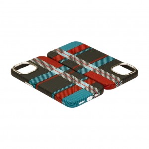 Husă iPhone 15 LUXO PC Metal MagSafe Traditional Blue