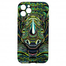 Husă iPhone 11 Pro LUXO Hard Case Tribal Rhino