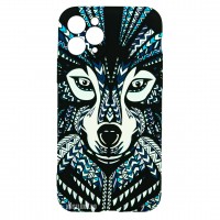 Husă iPhone 11 Pro LUXO TPU Tribal Wolf