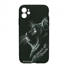 Husă iPhone 11 LUXO TPU Black Cat