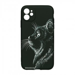 Husă iPhone 11 LUXO TPU Black Cat