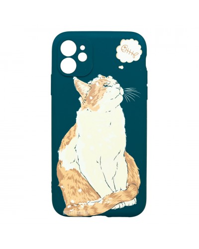 Husă iPhone 11 LUXO TPU Cat & Fish
