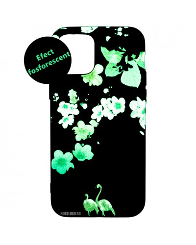 Husă iPhone 12 LUXO TPU Flamingo Flowers Husă iPhone 12 LUXO TPU Flamingo Flowers