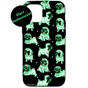 Husă iPhone 11 LUXO TPU Pink.Pug.Love