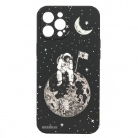 Husă iPhone 12 Pro MAX LUXO TPU Astronaut on the Moon