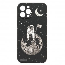 Husă iPhone 12 Pro MAX LUXO TPU Astronaut on the Moon