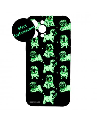 Husă iPhone 12 Pro MAX LUXO TPU Pink.Pug.Love Husă iPhone 12 Pro MAX LUXO TPU Pink.Pug.Love