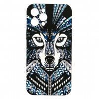 Husă iPhone 12 Pro MAX LUXO TPU Tribal Wolf