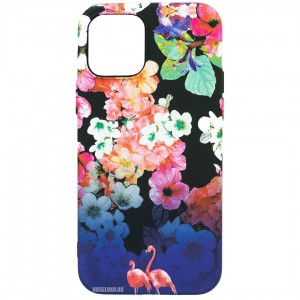 Husă iPhone 11 LUXO TPU Flamingo Flowers