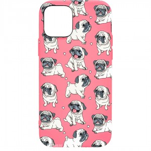 Husă iPhone 11 LUXO TPU Pink.Pug.Love
