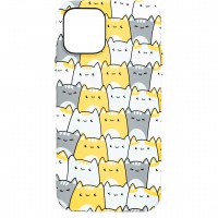 Husă iPhone 12 LUXO TPU Simply Cats