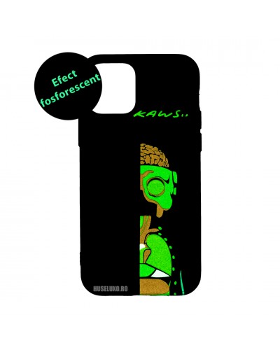 Husă iPhone 12 / 12 Pro LUXO TPU Alien Kaws Husă iPhone 12 / 12 Pro LUXO TPU Alien Kaws
