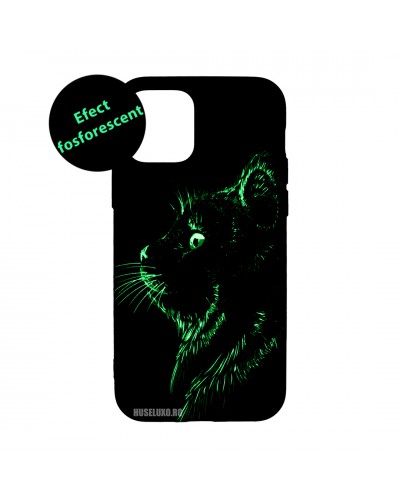 Husă iPhone 12 / 12 Pro LUXO TPU Black Cat Husă iPhone 12 / 12 Pro LUXO TPU Black Cat