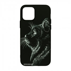 Husă iPhone 12 / 12 Pro LUXO TPU Black Cat